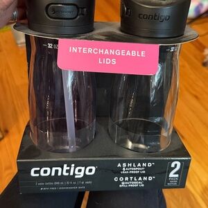 Contigo 32 Oz 2 pack water bottles